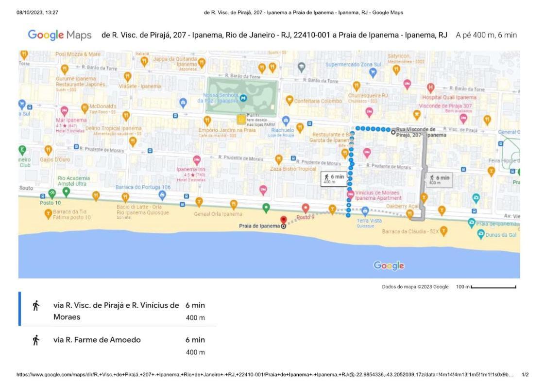 Apartamento Duas Com Vista Deslumbrante Em Ipanema Río de Janeiro